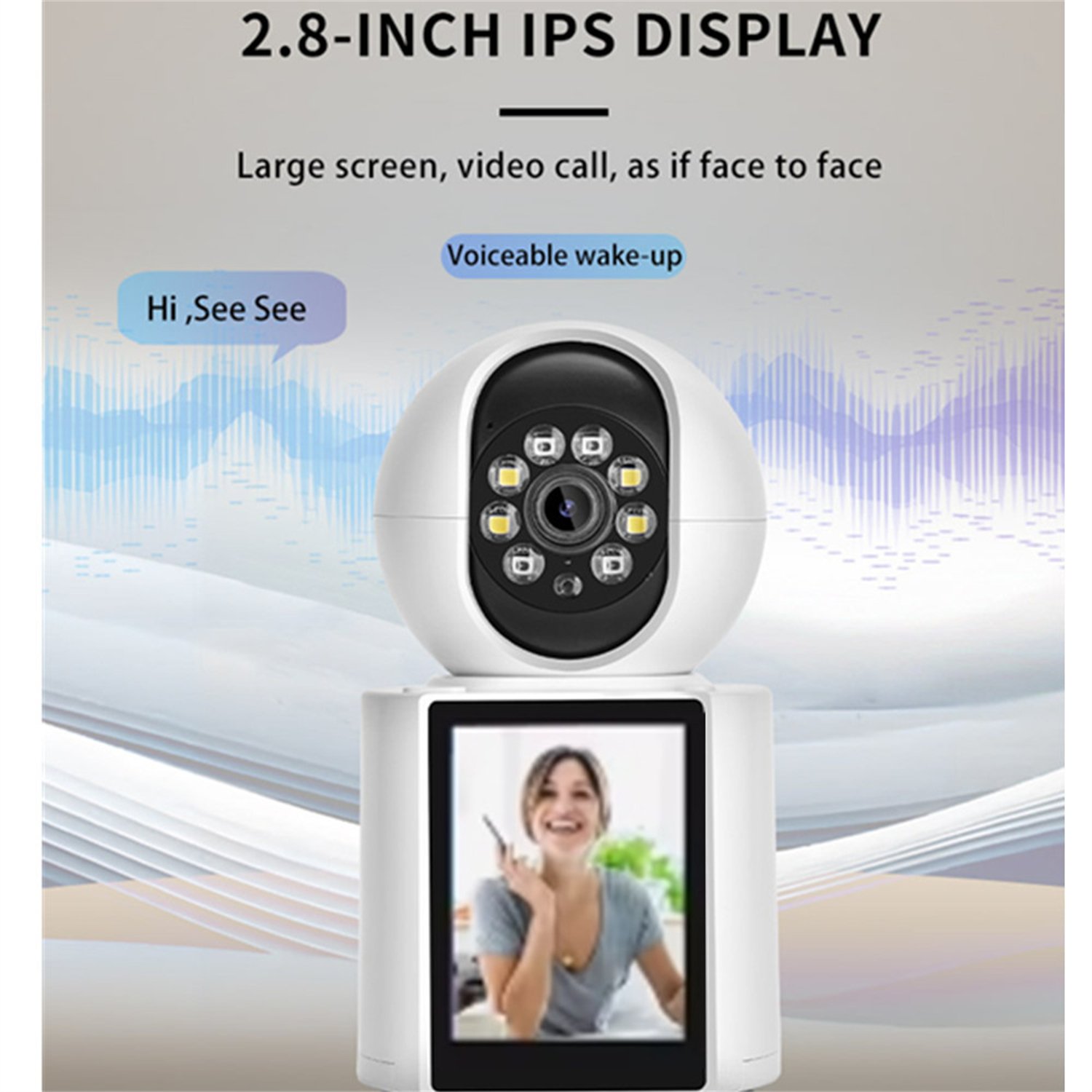 Sarzi 1080P IP Camera WIFI Smart Home Surveillance Camera-V1+32G - Image 3